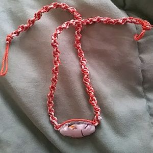 Handmade hemp necklace